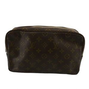 Authentic Louis Vuitton Brown Monogram Toillette bag